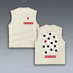 Unisex Eyes Printed Vintage Tank Top