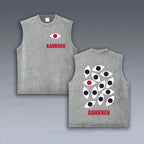 Unisex Eyes Printed Vintage Tank Top
