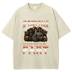 If They Talk Behind Your Back Meme Washed T-Shirt