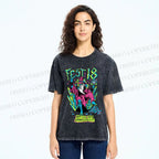 Unisex Magician Printed Washed Tee