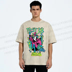 Unisex Magician Printed Washed Tee
