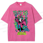 Unisex Magician Printed Washed Tee