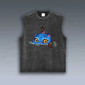 Unisex Kpop Demon Hunters Tiger Printed Vintage Tank Top