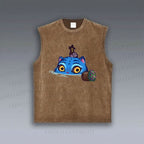 Unisex Kpop Demon Hunters Tiger Printed Vintage Tank Top