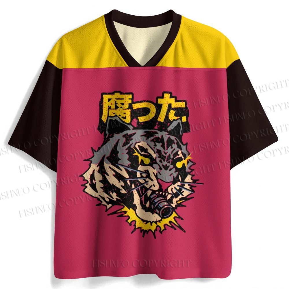 Vintage Japanese Tiger Jersey Shirts