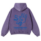 Casual I Need Ibuprofen Wolf Washed Hoodie