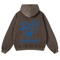 Casual I Need Ibuprofen Wolf Washed Hoodie