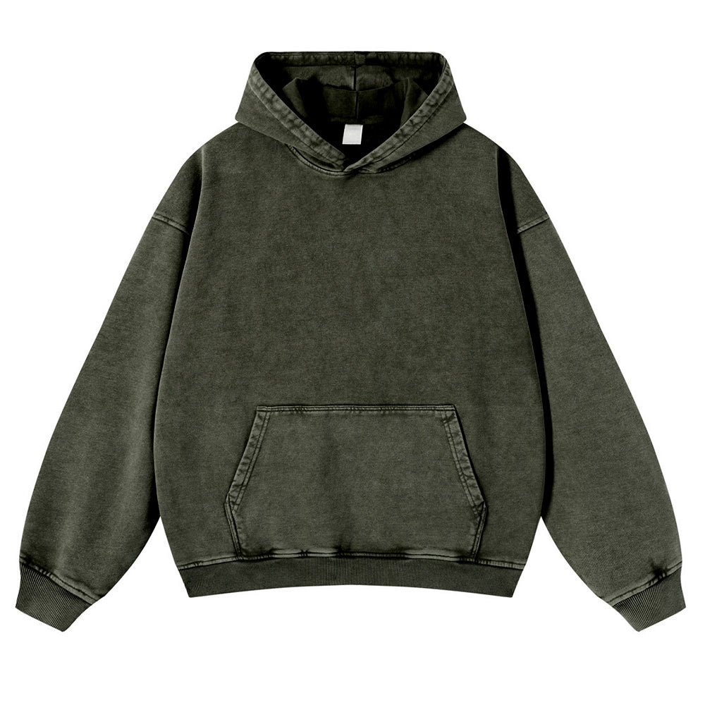 Ramen Vintage Washed Cotton Back Art Hoodie