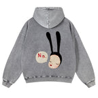 Casual Yoshitomo Nara Washed Hoodie