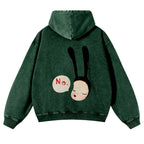 Casual Yoshitomo Nara Washed Hoodie