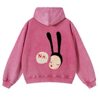 Casual Yoshitomo Nara Washed Hoodie