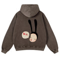 Casual Yoshitomo Nara Washed Hoodie