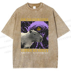 Unisex For The Knowledge I Offer My Sanity Printed Washed Tee
