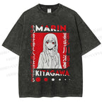 Unisex Kitagawa Sea Dream Printed Washed Tee
