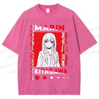Unisex Kitagawa Sea Dream Printed Washed Tee
