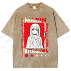 Unisex Kitagawa Sea Dream Printed Washed Tee