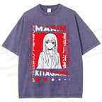 Unisex Kitagawa Sea Dream Printed Washed Tee