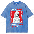 Unisex Kitagawa Sea Dream Printed Washed Tee