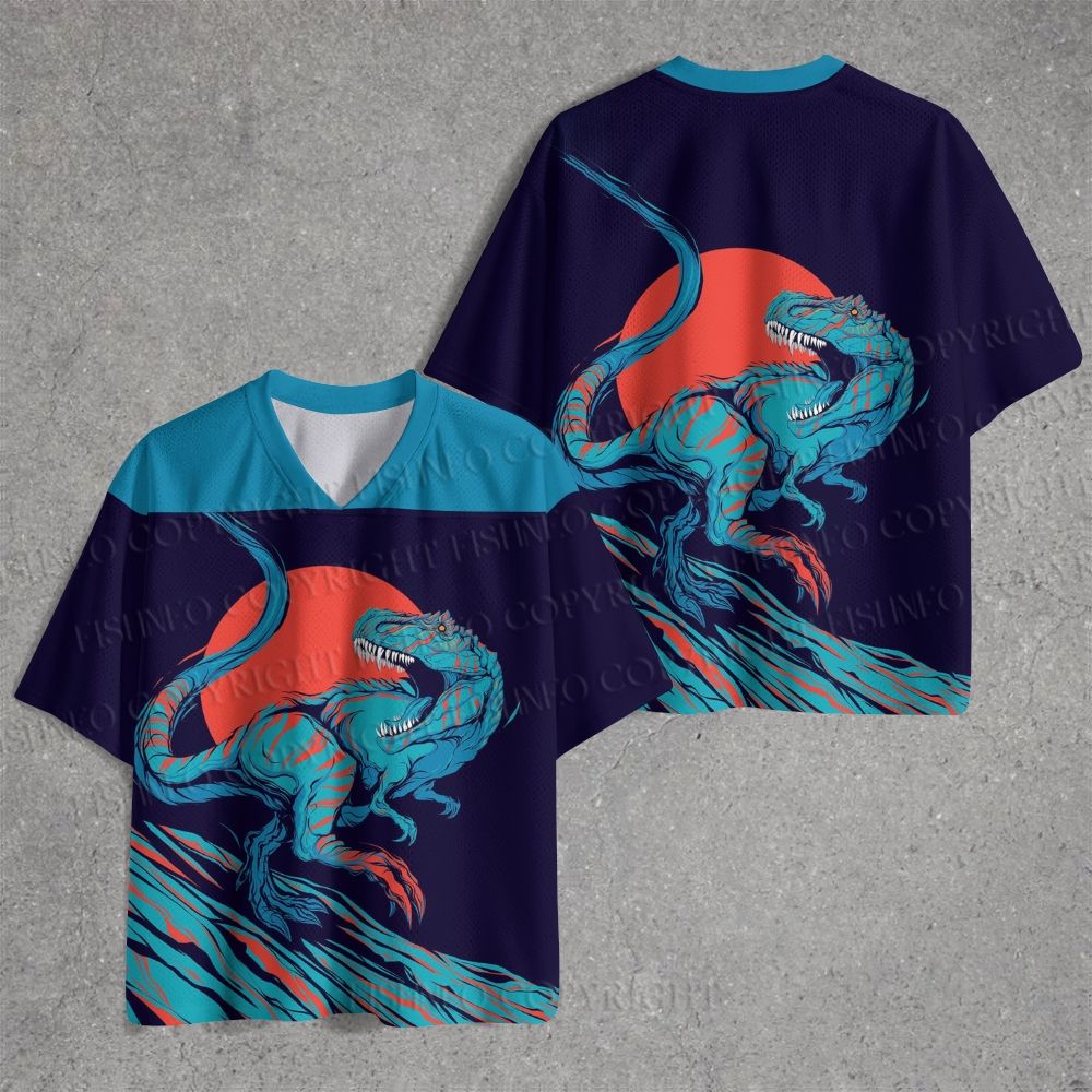 Dinosaur Printed Jersey Shirts