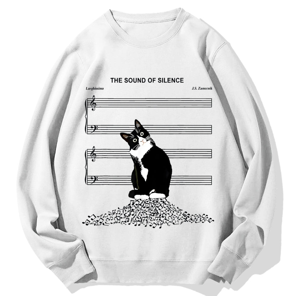 The Sound of Silence Cotton Sweatshirt