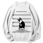 The Sound of Silence Cotton Sweatshirt