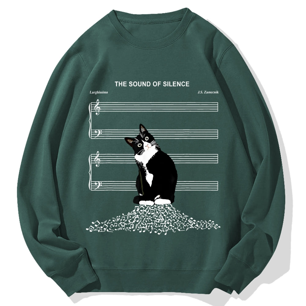 The Sound of Silence Cotton Sweatshirt