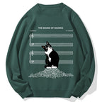 The Sound of Silence Cotton Sweatshirt