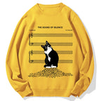 The Sound of Silence Cotton Sweatshirt