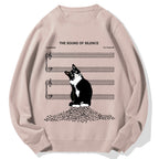 The Sound of Silence Cotton Sweatshirt