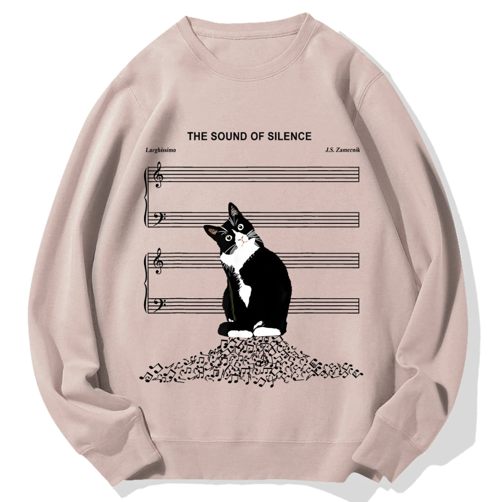 The Sound of Silence Cotton Sweatshirt
