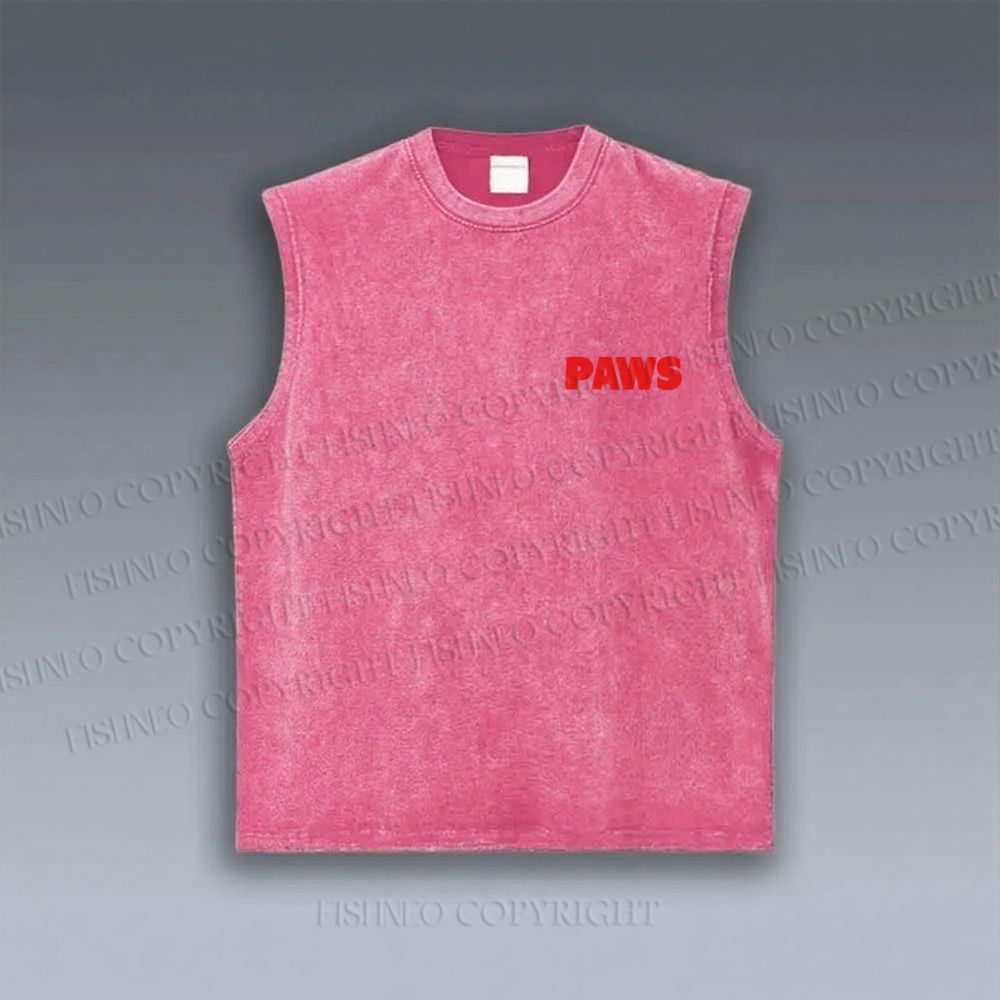 Paws Cat Under The Sea VINTAGE TANK TOP