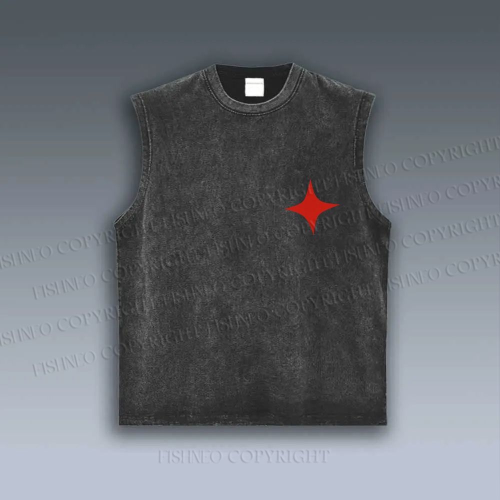 Vintage Bauhaus Star Design VINTAGE TANK TOP