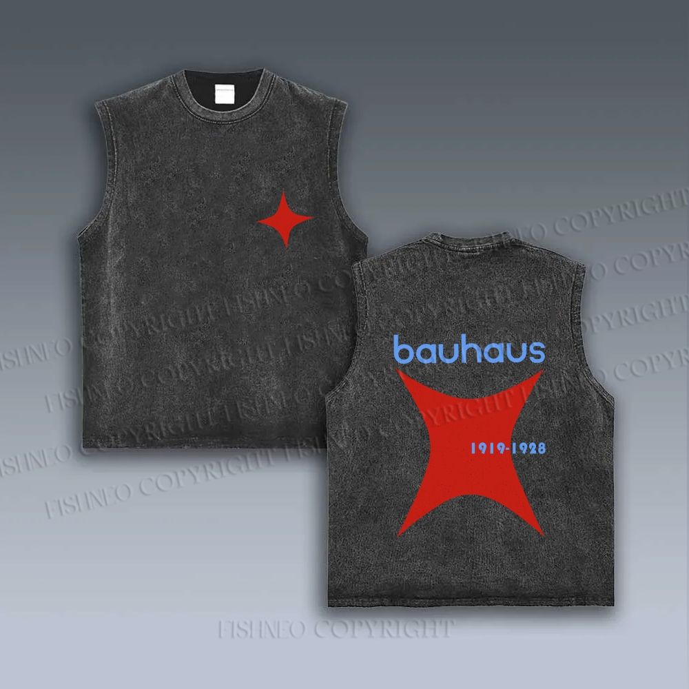 Vintage Bauhaus Star Design VINTAGE TANK TOP