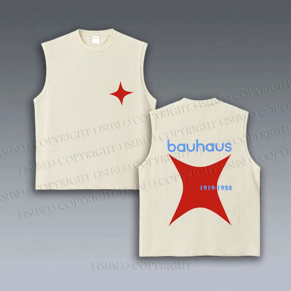 Vintage Bauhaus Star Design VINTAGE TANK TOP
