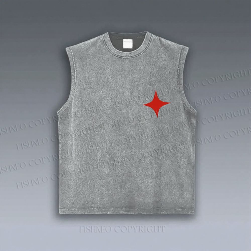 Vintage Bauhaus Star Design VINTAGE TANK TOP