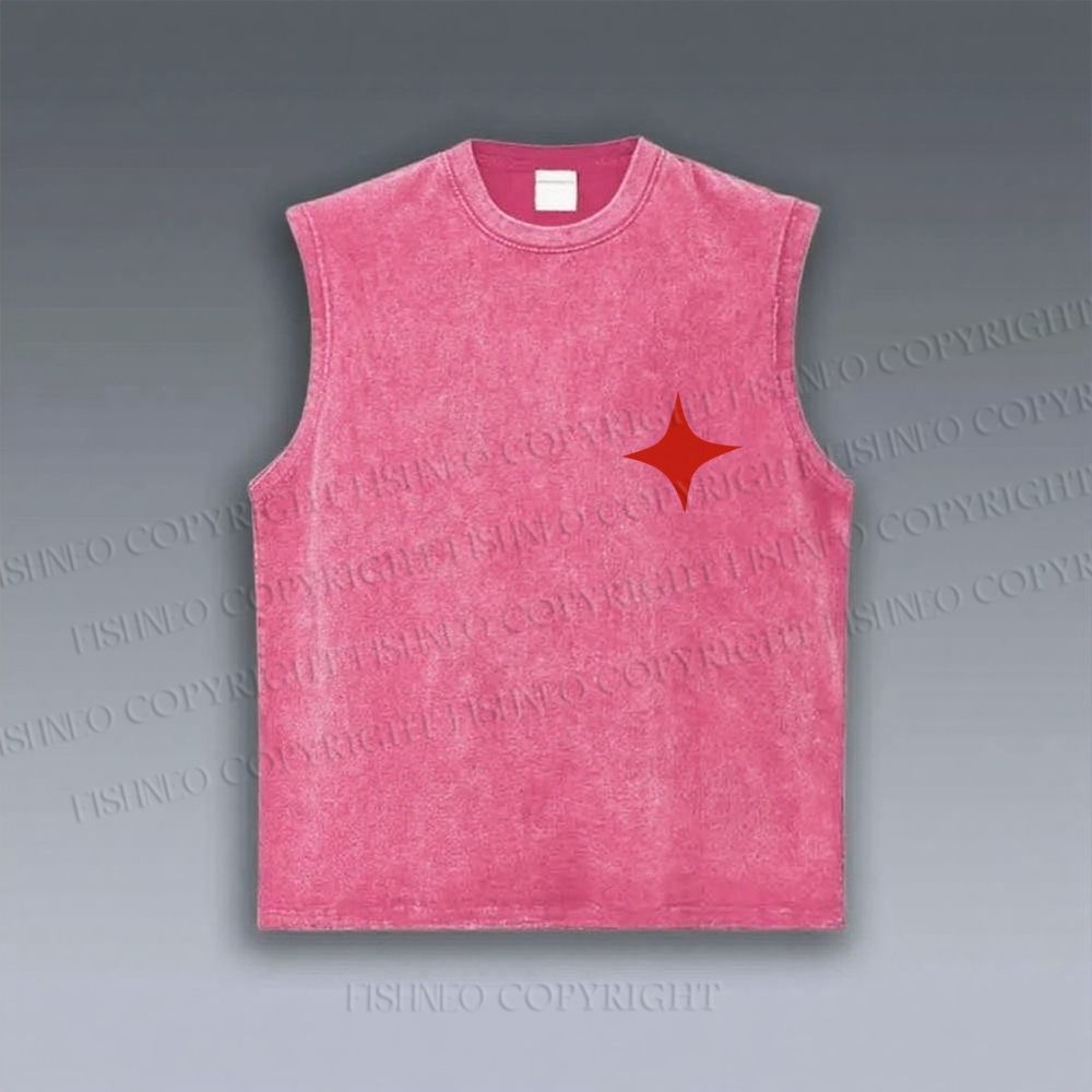 Vintage Bauhaus Star Design VINTAGE TANK TOP