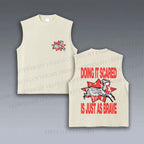 Doing Brave Sheep Graffiti VINTAGE TANK TOP