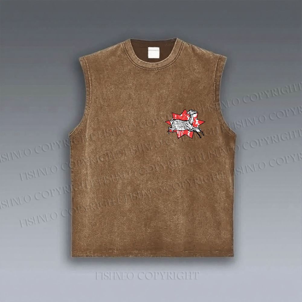 Doing Brave Sheep Graffiti VINTAGE TANK TOP