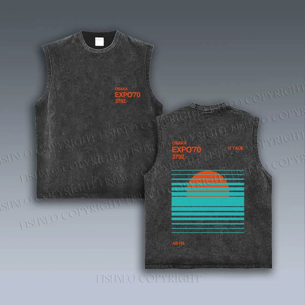 Sea Wave Sunrise VINTAGE TANK TOP