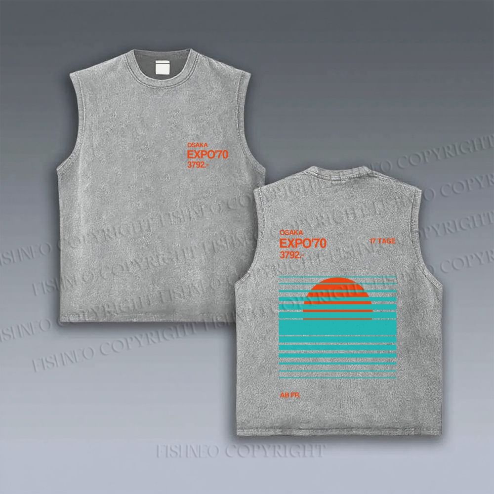 Sea Wave Sunrise VINTAGE TANK TOP