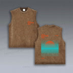 Sea Wave Sunrise VINTAGE TANK TOP