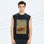 Unisex Oakland Sideshow Printed Washed Tank Top