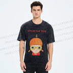 Unisex Yoshitomo Nara Printed Washed Tee