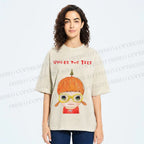 Unisex Yoshitomo Nara Printed Washed Tee