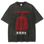 Yayoi Kusama Vintage Wash Japanese Design T-Shirt