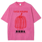 Yayoi Kusama Vintage Wash Japanese Design T-Shirt