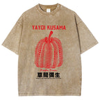 Yayoi Kusama Vintage Wash Japanese Design T-Shirt