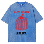 Yayoi Kusama Vintage Wash Japanese Design T-Shirt
