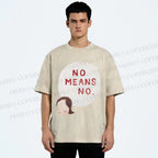 Unisex Yoshitomo Nara Printed Washed Tee