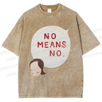 Unisex Yoshitomo Nara Printed Washed Tee